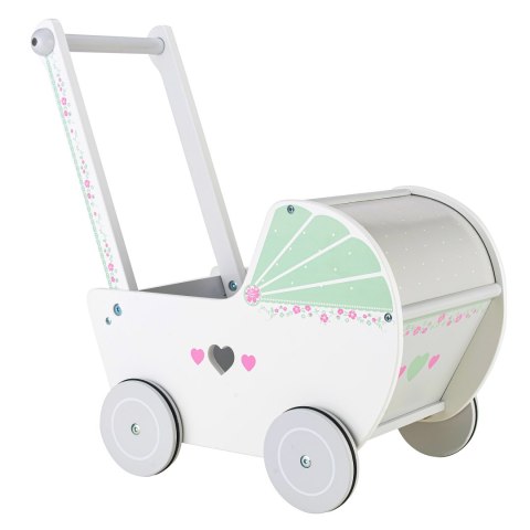 Drewniany Wózek dla Lalek - Pchacz i Chodzik ECOTOYS Drewniany Wózek dla Lalek - Pchacz i Chodzik ECOTOYS