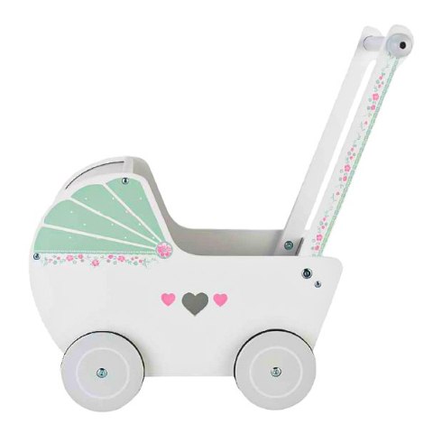 Drewniany Wózek dla Lalek - Pchacz i Chodzik ECOTOYS Drewniany Wózek dla Lalek - Pchacz i Chodzik ECOTOYS