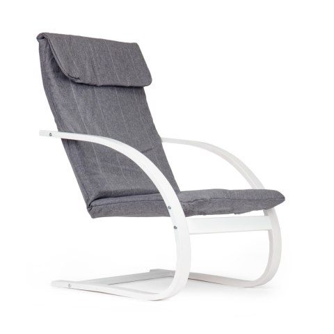 Fotel Bujany Fiński Skandynawski ModernHome White/Charo Fotel Bujany Fiński Skandynawski ModernHome White/Charo