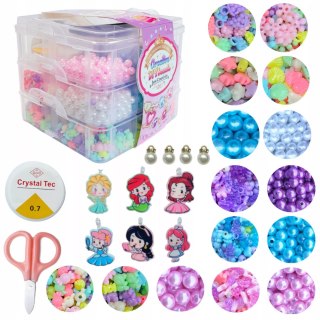 Zestaw Koralików Do Biżuterii W Walizce - Koraliki, Zawieszki