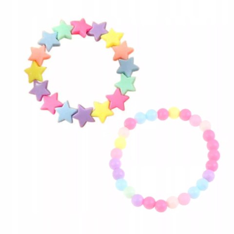 Zestaw Koraliki Biżuteria Walizka 3 Warstwy Zawieszki Żyłka Nożyczki