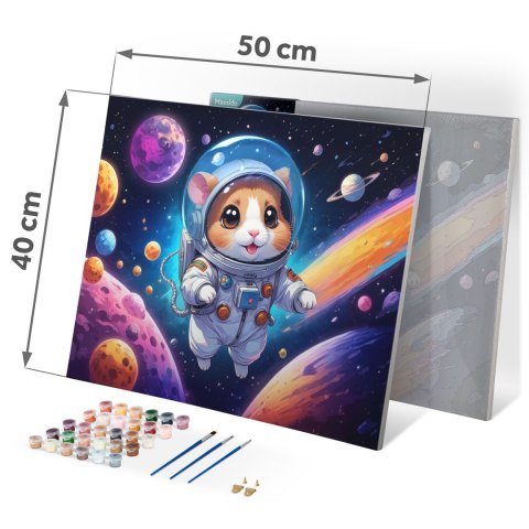Obraz do Malowania po Numerach 40x50 cm - Astronauta - Massido Obraz do Malowania po Numerach 40x50 cm - Astronauta - Massido