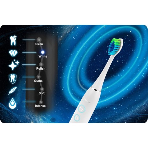 Profesjonalna Szczoteczka Soniczna Berdsen Galaxy Duo - 2 Sztuki Profesjonalna Szczoteczka Soniczna Berdsen Galaxy Duo - 2 Sztuki