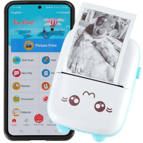 Mobilna Mini Drukarka Termiczna MagiCat - Zdjęcia i Etykiety w Każdym Miejscu Mobilna Mini Drukarka Termiczna MagiCat - Zdjęcia i Etykiety w Każdym Miejscu