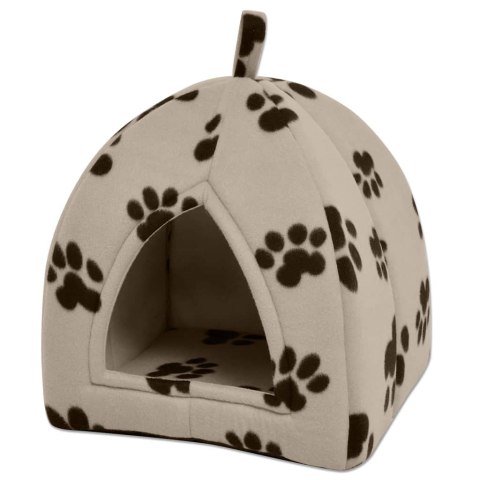 Domek Dla Kota 40x45 cm – Beżowy, Wyjmowana Poduszka Domek Dla Kota 40x45 cm – Beżowy, Wyjmowana Poduszka