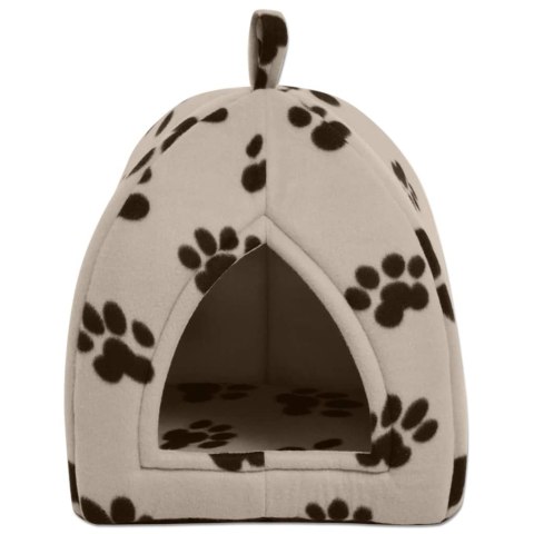 Domek Dla Kota 40x45 cm – Beżowy, Wyjmowana Poduszka Domek Dla Kota 40x45 cm – Beżowy, Wyjmowana Poduszka