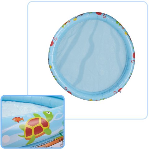 Bestway 51124 Basen Brodzik 3w! 122 Cm Zestaw Z Kołem I Piłką