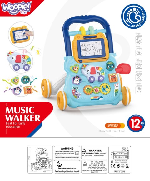 WOOPIE BABY Interaktywny Chodzik Pchacz Muzyczny + Znikopis WOOPIE BABY Interaktywny Chodzik Pchacz Muzyczny + Znikopis