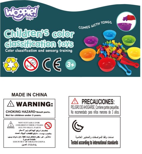 Zabawka Edukacyjna Sorter Kolorów - Pojazdy od WOOPIE 44 el