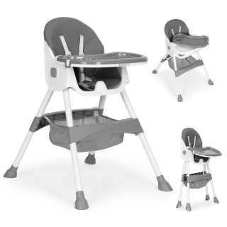 Krzesełko Do Karmienia ECOTOYS – Regulowana Tacka I Kosz Na Akcesoria