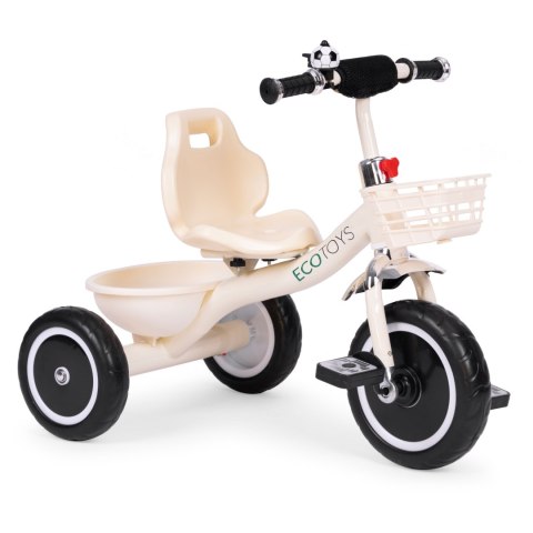 Rowerek Trójkołowy Z Koszami I Dzwonkiem ECOTOYS – Idealny Pierwszy Pojazd Rowerek Trójkołowy Z Koszami I Dzwonkiem ECOTOYS – Idealny Pierwszy Pojazd