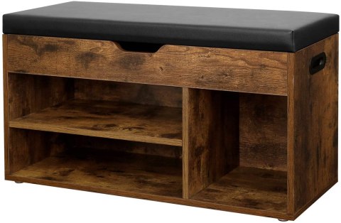 Szafka Na Buty Z Otwieranym Siedziskiem Loft 80x30 cm Szafka Na Buty Z Otwieranym Siedziskiem Loft 80x30 cm