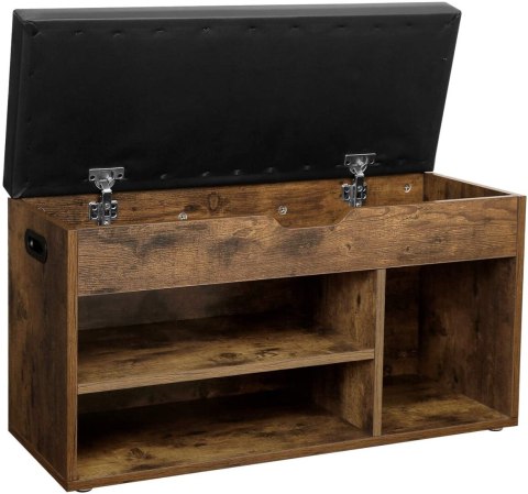 Szafka Na Buty Z Otwieranym Siedziskiem Loft 80x30 cm Szafka Na Buty Z Otwieranym Siedziskiem Loft 80x30 cm