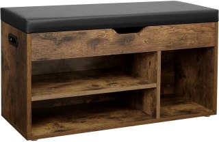 Szafka Na Buty Z Otwieranym Siedziskiem Loft 80x30 cm