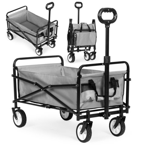 Składany Wózek Transportowy 48x90 cm MultiGarden – Idealny na Plażę i Do Ogrodu