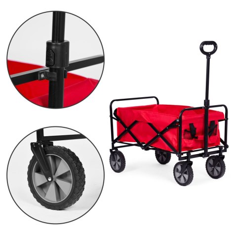 Składany Wózek Transportowy Plażowy MultiGarden 100 kg 85x47 cm Oxford