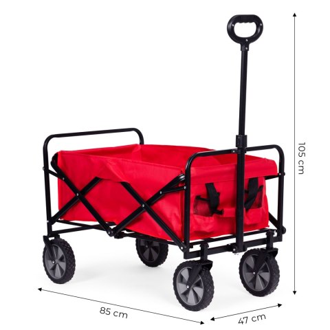 Składany Wózek Transportowy Plażowy MultiGarden 100 kg 85x47 cm Oxford
