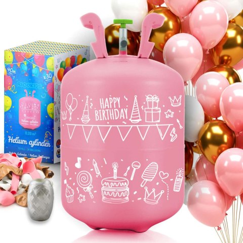 Zestaw Imprezowy Butla Z Helem Ricokids 0,20 m³ + 30 Balonów + Wstążka 40 m Zestaw Imprezowy Butla Z Helem Ricokids 0,20 m³ + 30 Balonów + Wstążka 40 m
