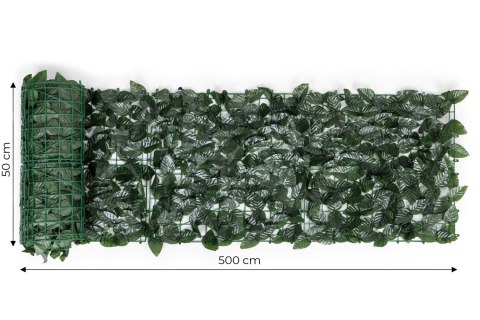Sztuczny Bluszcz Żywopłot 500x50 Cm –  Osłona Maskująca MultiGarden
