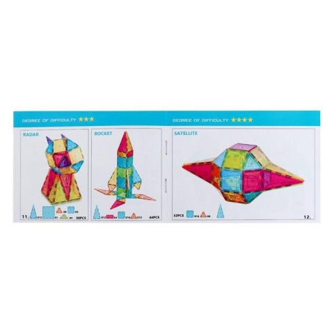 Magnetyczne Klocki Konstrukcyjne WOOPIE 28 Elementów Montessori 3D Magnetyczne Klocki Konstrukcyjne WOOPIE 28 Elementów Montessori 3D
