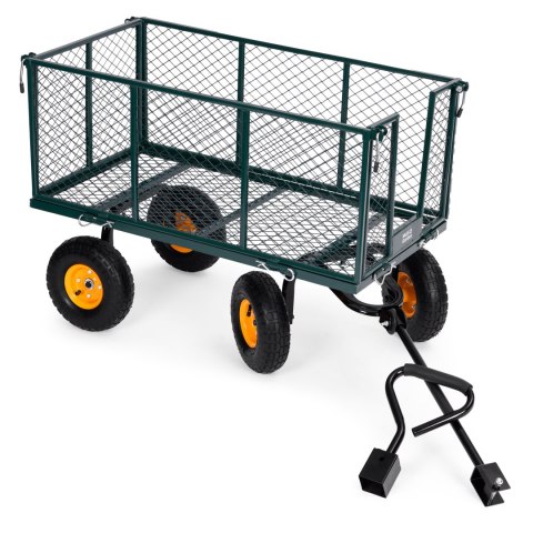 Wózek Transportowy Ogrodowy MultiGarden – 400 kg, Otwierane Burty i Koła Pompowane