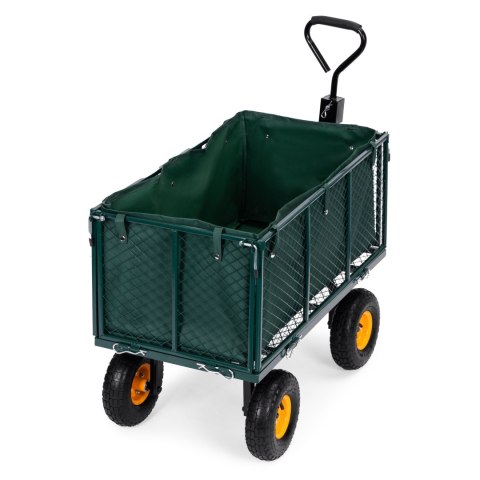 Wózek Transportowy Ogrodowy MultiGarden – 400 kg, Otwierane Burty i Koła Pompowane