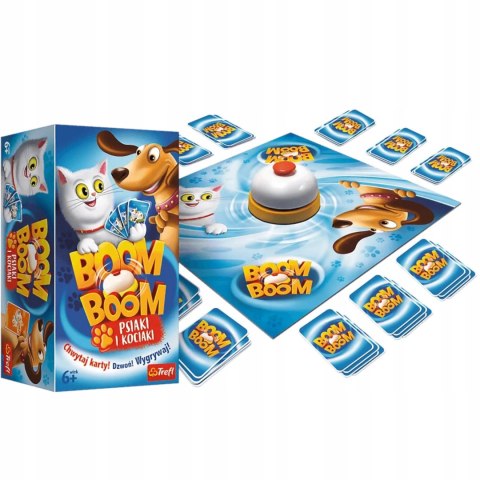 Gra Rodzinna Boom Boom Psiaki I Kociaki – Gra Planszowa Trefl 01909