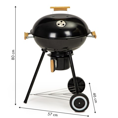 Grill Ogrodowy Z Pokrywą I Popielnikiem – Metalowa Półka, Koła MultiGarden Grill Ogrodowy Z Pokrywą I Popielnikiem – Metalowa Półka, Koła MultiGarden