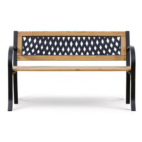 Ławka ogrodowa Sofotel Elion – solidna metalowa konstrukcja z drewnem, 125 cm Ławka ogrodowa Sofotel Elion – solidna metalowa konstrukcja z drewnem, 125 cm