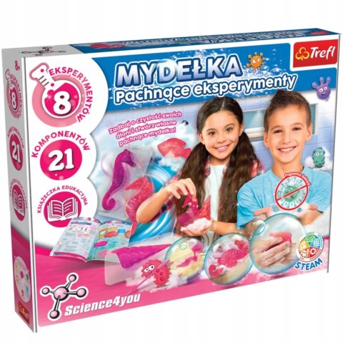 Pachnące Mydełka Science4you Zestaw do Tworzenia Mydełek Trefl 61448 Pachnące Mydełka Science4you Zestaw do Tworzenia Mydełek Trefl 61448
