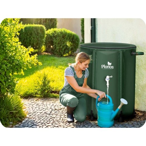 Zbiornik na deszczówkę PVC – składany, odporny na UV, 200 l Plonos Zbiornik na deszczówkę PVC – składany, odporny na UV, 200 l Plonos