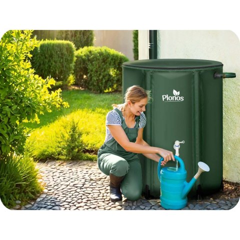 Zbiornik na deszczówkę PVC – składany, odporny na UV, 500 l Plonos Zbiornik na deszczówkę PVC – składany, odporny na UV, 500 l Plonos