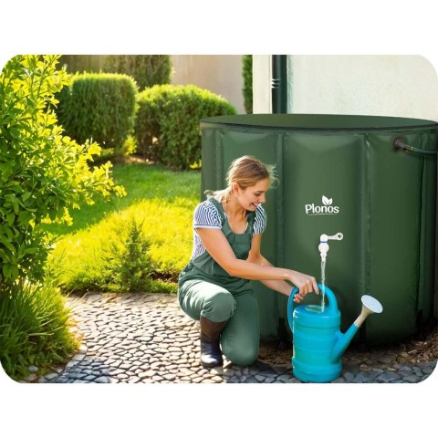 Zbiornik na deszczówkę PVC – składany, odporny na UV, 650 l Plonos Zbiornik na deszczówkę PVC – składany, odporny na UV, 650 l Plonos