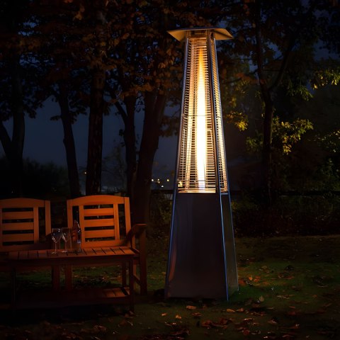 Ogrzewacz Parasol Gazowy MultiGarden Grzejnik 13 kW Szklany na Taras i Ogród