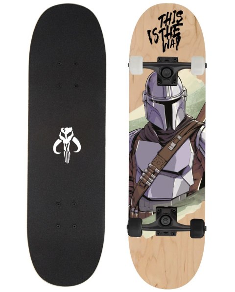 Deskorolka Drewniana The Mandalorian 31 Cali Klonowa ABEC-7 do 100 kg