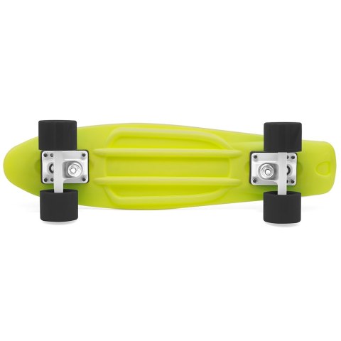 Deskorolka Fiszka 55 cm ABEC-7 Kauczukowe Kółka Lekka dla Dzieci do 50 kg Lemon