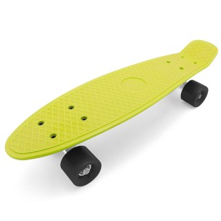 Deskorolka Fiszka 55 cm ABEC-7 Kauczukowe Kółka Lekka dla Dzieci do 50 kg Lemon