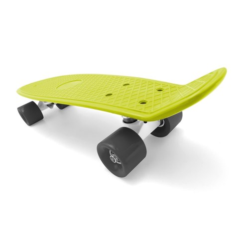 Deskorolka Fiszka 55 cm ABEC-7 Kauczukowe Kółka Lekka dla Dzieci do 50 kg Lemon