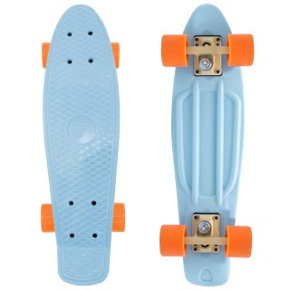 Deskorolka Fiszka 55 cm ABEC-7 Kauczukowe Kółka Lekka dla Dzieci do 50 kg Blue