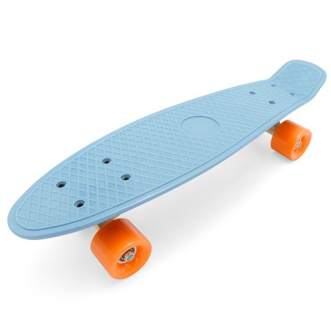 Deskorolka Fiszka 55 cm ABEC-7 Kauczukowe Kółka Lekka dla Dzieci do 50 kg Blue