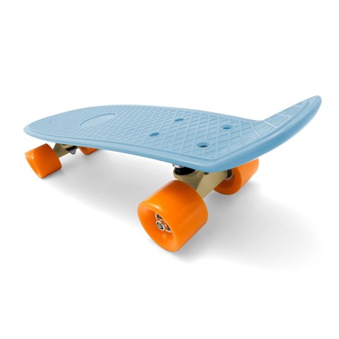 Deskorolka Fiszka 55 cm ABEC-7 Kauczukowe Kółka Lekka dla Dzieci do 50 kg Blue