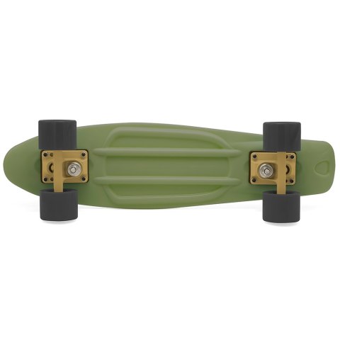 Deskorolka Fiszka 55 cm ABEC-7 Kauczukowe Kółka Lekka dla Dzieci do 50 kg Green