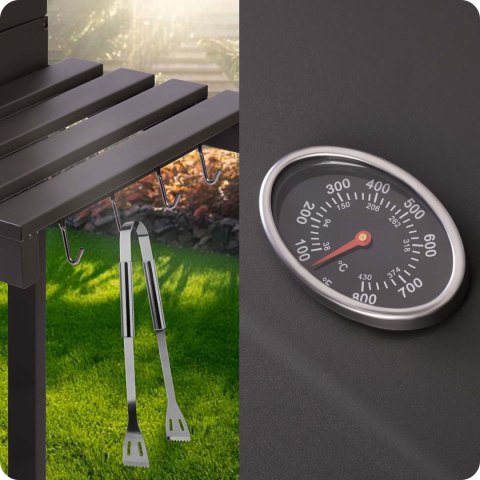 Grill Węglowy Berdsen BBQChef BD-891 – Żeliwny Ruszt, Termometr i Komin Grill Węglowy Berdsen BBQChef BD-891 – Żeliwny Ruszt, Termometr i Komin