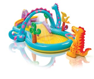 Dmuchany Wodny Plac Zabaw Dinoland INTEX 57135 – Zjeżdżalnia, Fontanna