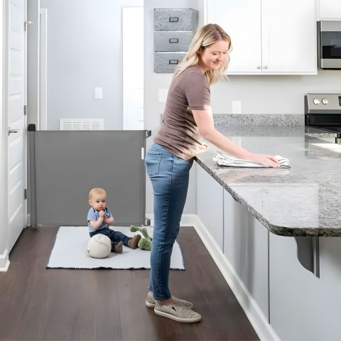 Bramka Zabezpieczająca Na Schody I Drzwi – Roleta Ochronna ECOTOYS 150 Cm Bramka Zabezpieczająca Na Schody I Drzwi – Roleta Ochronna ECOTOYS 150 Cm