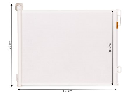 Bramka Barierka Roleta 180 Cm Ochronna Zabezpieczająca Na Schody I Drzwi – Beżowa ECOTOYS Bramka Barierka Roleta 180 Cm Ochronna Zabezpieczająca Na Schody I Drzwi – Beżowa ECOTOYS