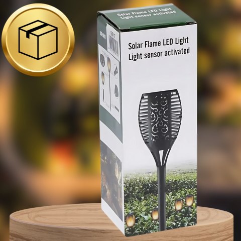 Lampy Solarne Ogrodowe Pochodnie LED – Zestaw 8 Sztuk, Efekt Płomienia, Wodoodporne IP65 Lampy Solarne Ogrodowe Pochodnie LED – Zestaw 8 Sztuk, Efekt Płomienia, Wodoodporne IP65