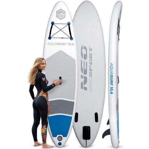 Deska SUP pompowana 320x84 cm Aquasurf Neo-Sport 150 kg zestaw