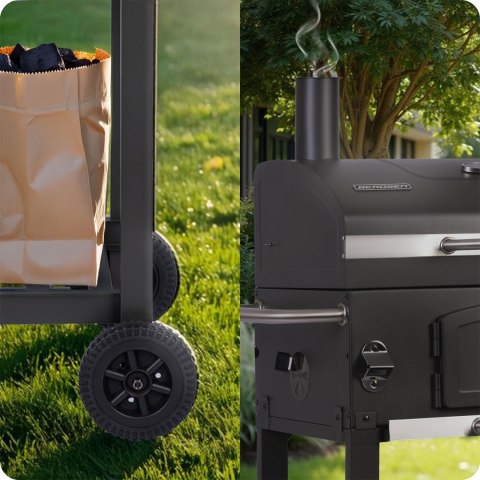 Grill Węglowy Berdsen BBQChef BD-891 Żeliwny Ruszt, Termometr i Pokrowiec Grill Węglowy Berdsen BBQChef BD-891 Żeliwny Ruszt, Termometr i Pokrowiec