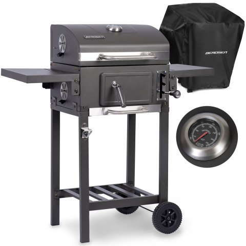 Grill Węglowy Berdsen BBQChef BD-892 – Żeliwny Ruszt i Termometr, Pokrowiec Grill Węglowy Berdsen BBQChef BD-892 – Żeliwny Ruszt i Termometr, Pokrowiec